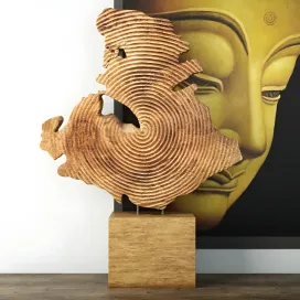 Teak wheel
